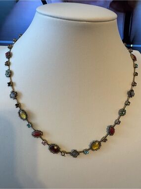 Multicolor Villager Liz Claiborne -Inspired Gemstone Necklace -